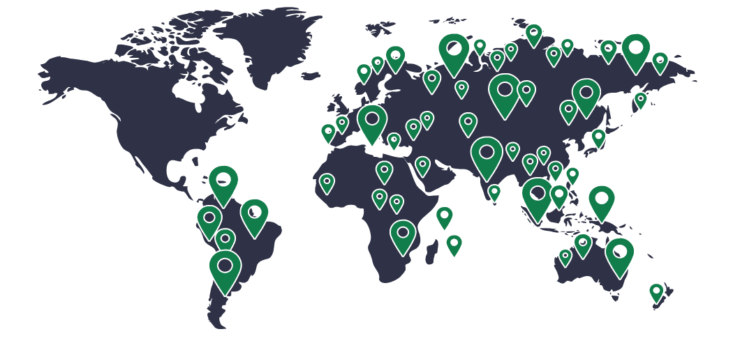 3E Accounting Global Accounting Network Map