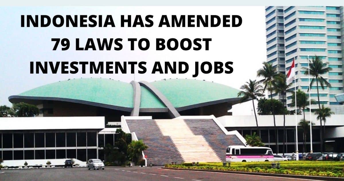 Indonesia Lobbies for Laws to Boost Investments and Jobs