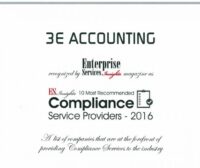 Enterprise Services Insights Ranks 3E Accounting Among the Top 10 Premium Compliance Service Providers in the APAC Region