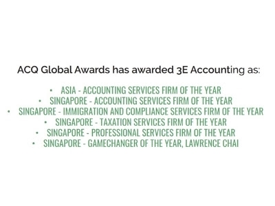 3E Accounting Clinches 6 Awards at ACQ5 Global Awards 2020