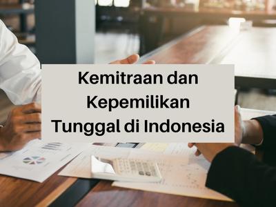 Kemitraan dan Kepemilikan Tunggal di Indonesia