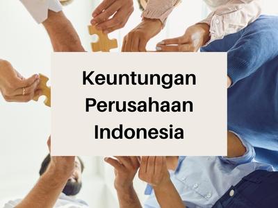 Keuntungan Perusahaan Indonesia