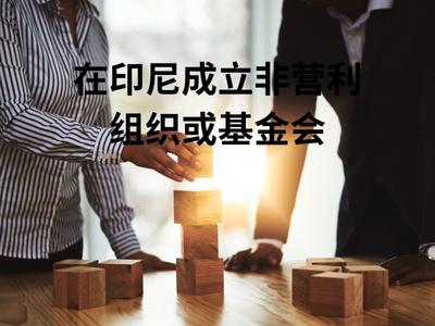 在印尼成立非营利组织或基金会