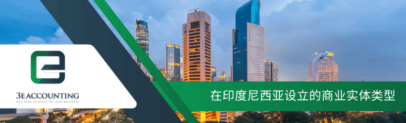 可在印尼设立的商业实体