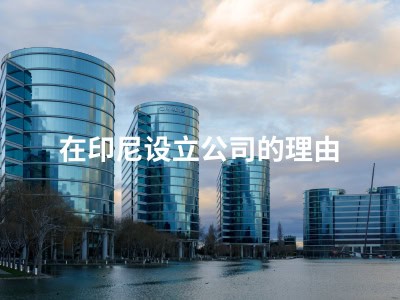 在印尼设立公司的理由