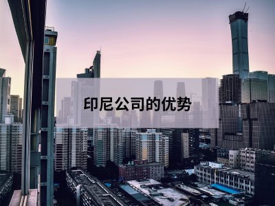 印尼公司的优势
