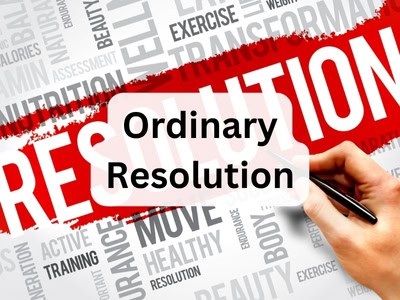 Ordinary Resolution