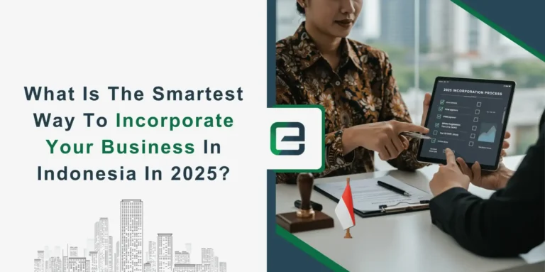 Business setup discussion in Indonesia using a tablet.