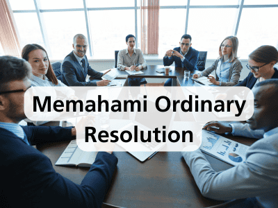 Ordinary Resolution