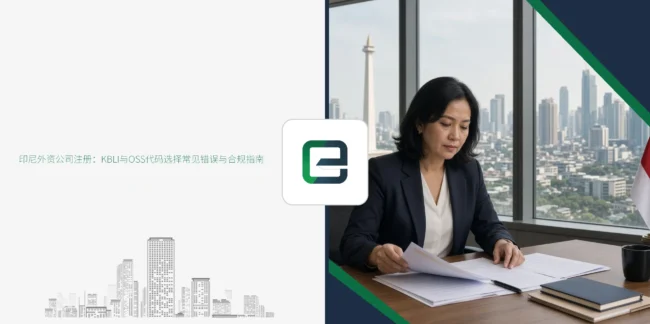 印尼外资公司注册：KBLI与OSS代码选择常见错误与合规指南