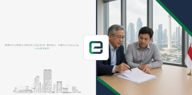 用虚拟办公室地址注册印尼公司合法吗？虚拟地址、共享办公与Domicile Letter要求解析