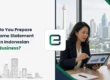 How Do You Prepare an Income Statement for an Indonesian Business?
